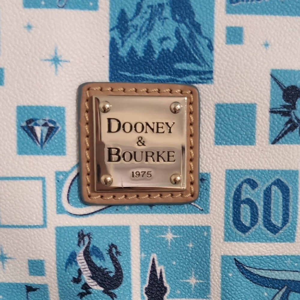 Dooney & Bourke Disneyland Blue and Tan Tote - Picture 2 of 6